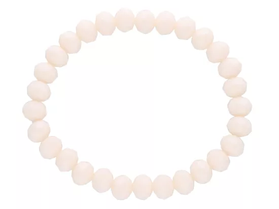 R2T29 BRANSOLETKA KRYSZTAŁKI 8 mm NA GUMCE