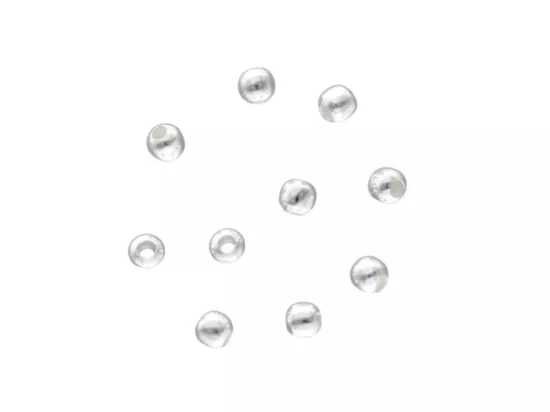 P3A72 KULKI GŁADKIE 2,2 mm SREBRO 925 - 10 SZTUK