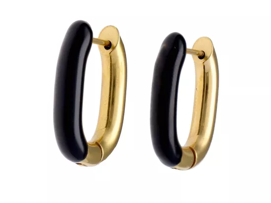 U1W57 KOLCZYKI STAL CHIRURGICZNA 1 PARA