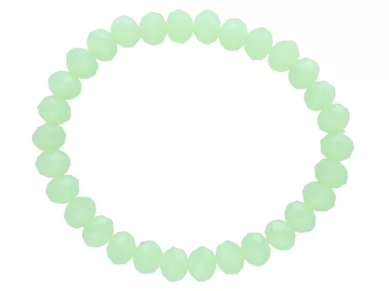 R2B23 BRANSOLETKA KRYSZTAŁKI 8 mm NA GUMCE