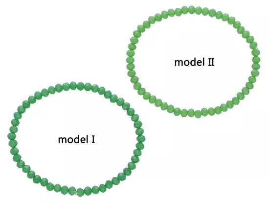 R4F71 BRANSOLETKA KRYSZTAŁKI 4,5 mm NA GUMCE