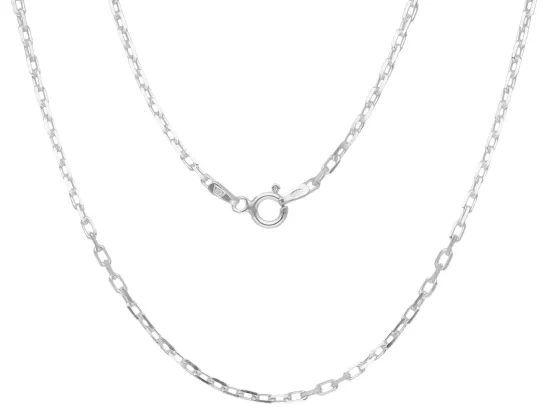 P3A49 ŁAŃCUSZEK ANKIER 50 cm SREBRO 925