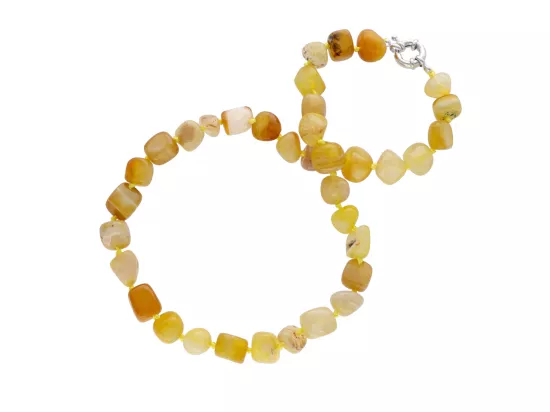 N3K31 NASZYJNIK AGAT BRYŁKI