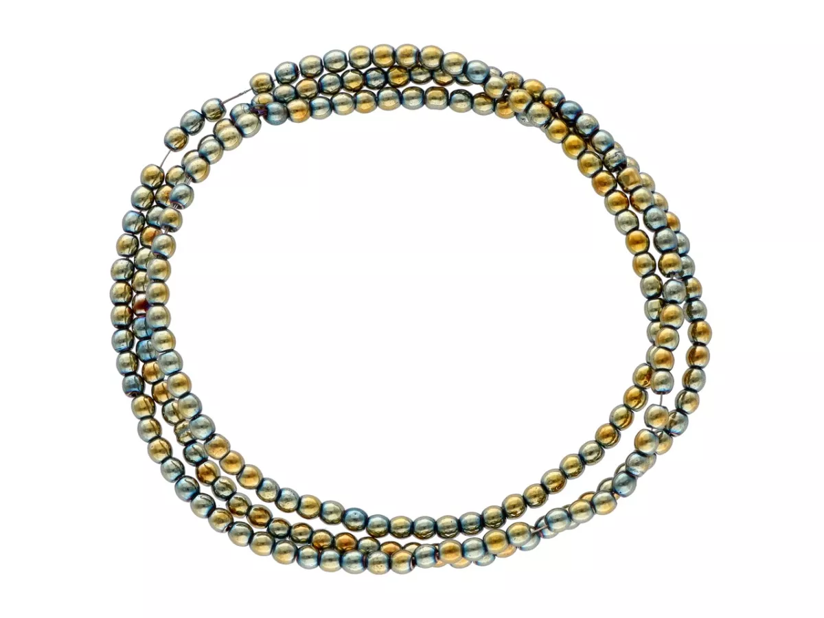 K6Z04 HEMATYT KULE 2 mm - 1 SZNUR