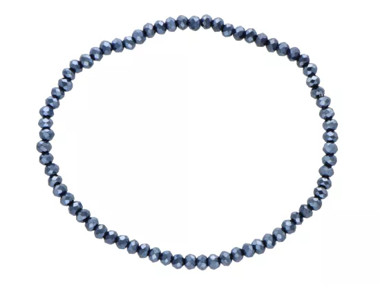 R2X19 BRANSOLETKA KRYSZTAŁKI 3 mm NA GUMCE