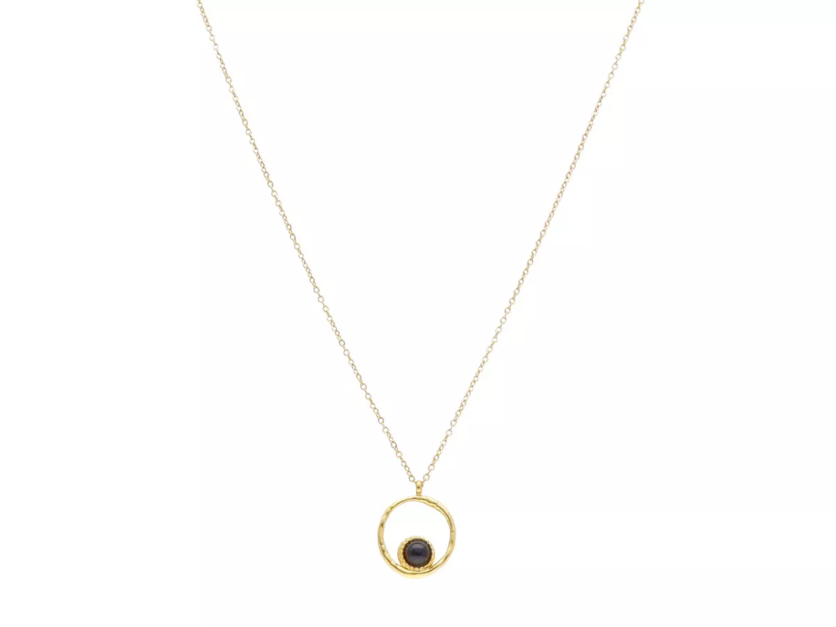 N3M94 NASZYJNIK ONYKS I STAL CHIRURGICZNA