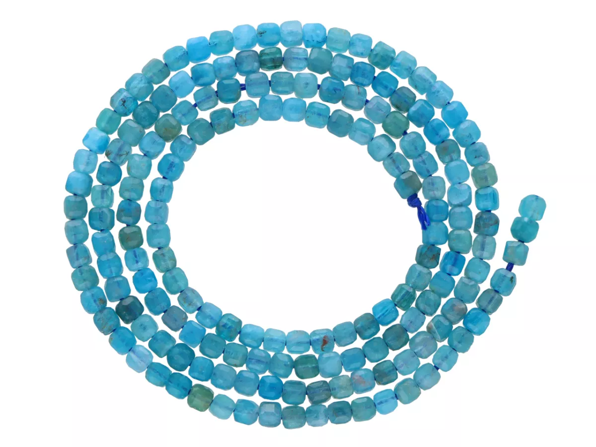 K7M52 APATYT LUX KOSTKI FASETOWANE 2/2 mm - 1 SZNUR