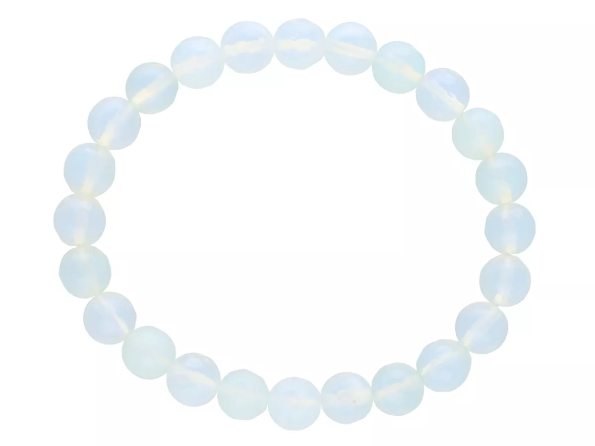 R1D98 BRANSOLETKA OPAL KULE FASETOWANE 7,5 mm