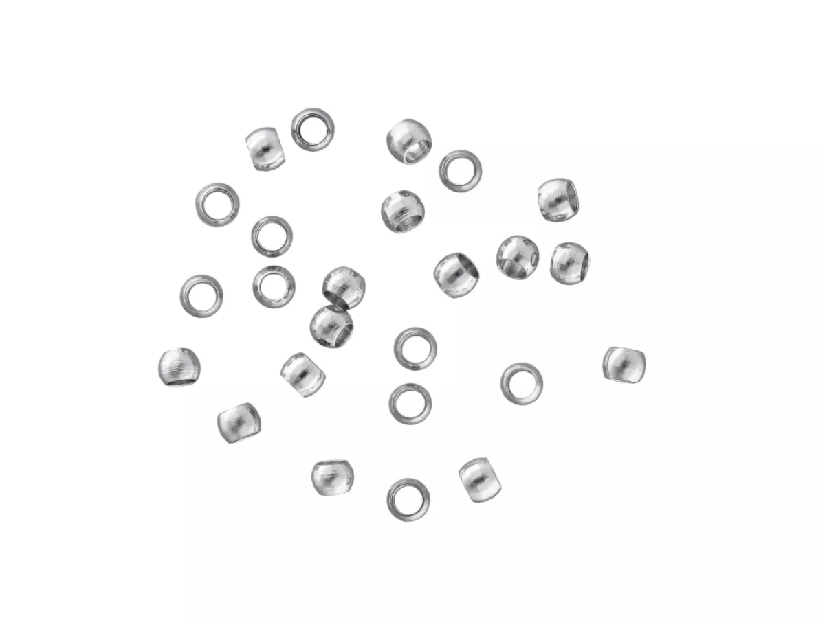 P5U05 KULKI OZDOBNE STAL CHIRURGICZNA 2 mm - 25 SZTUK