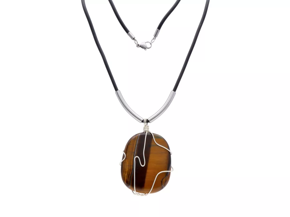 N2L63 NASZYJNIK TYGRYSIE OKO