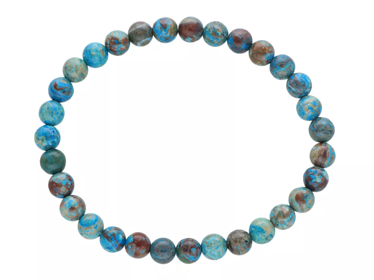 R4B36 BRANSOLETKA TURKUS AFRYKAŃSKI KULE 6,5 mm