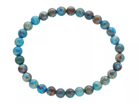 R4B36 BRANSOLETKA TURKUS AFRYKAŃSKI KULE 6,5 mm