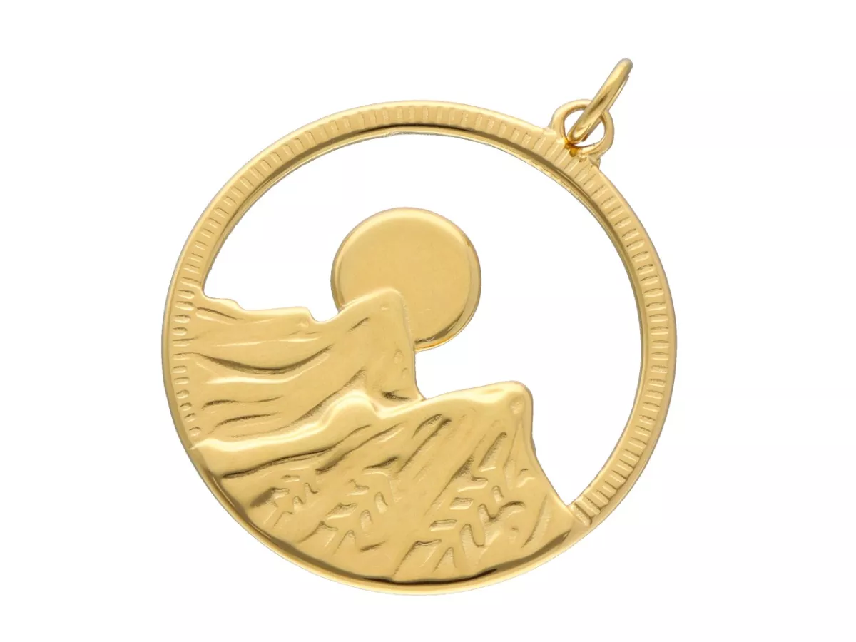 P5W23 ZAWIESZKA OZDOBNA STAL CHIRURGICZNA - 1 SZTUKA