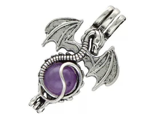W2M39 WISIOR ZAWIESZKA SMOK AMETYST