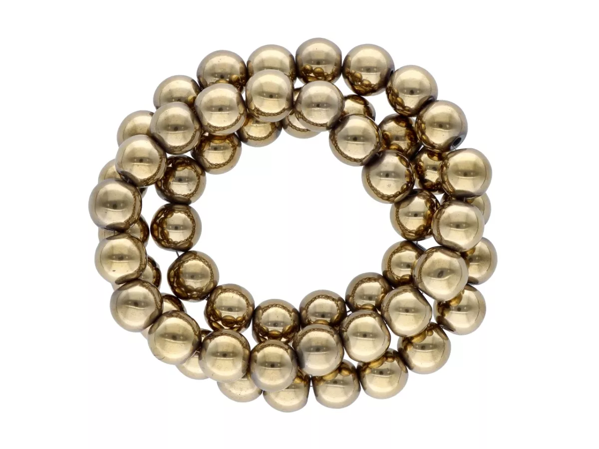 K6M64 HEMATYT KULE 8 mm - 1 SZNUR