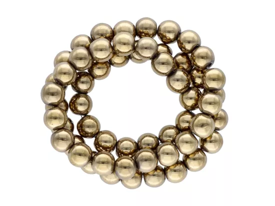 K6M64 HEMATYT KULE 8 mm - 1 SZNUR