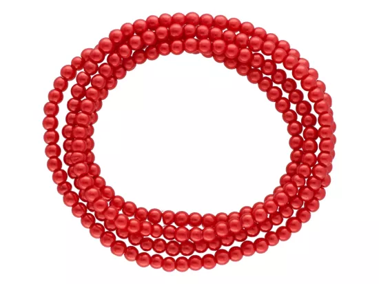 P1G01 PERŁY SZKLANE 4 mm - 1 SZNUR