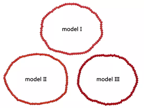 R3C04 BRANSOLETKA KRYSZTAŁKI 2,5 mm NA GUMCE