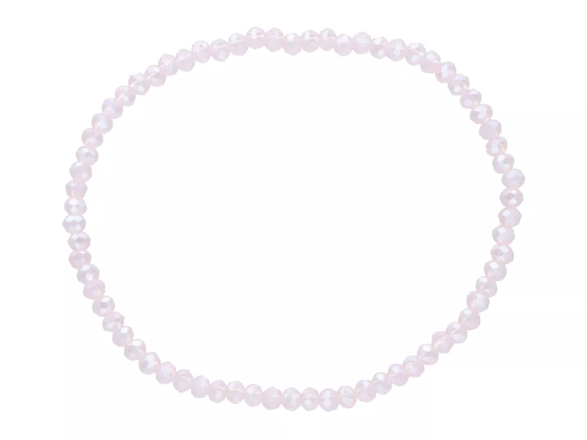 R3C24 BRANSOLETKA KRYSZTAŁKI 3 mm NA GUMCE