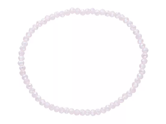 R3C24 BRANSOLETKA KRYSZTAŁKI 3 mm NA GUMCE