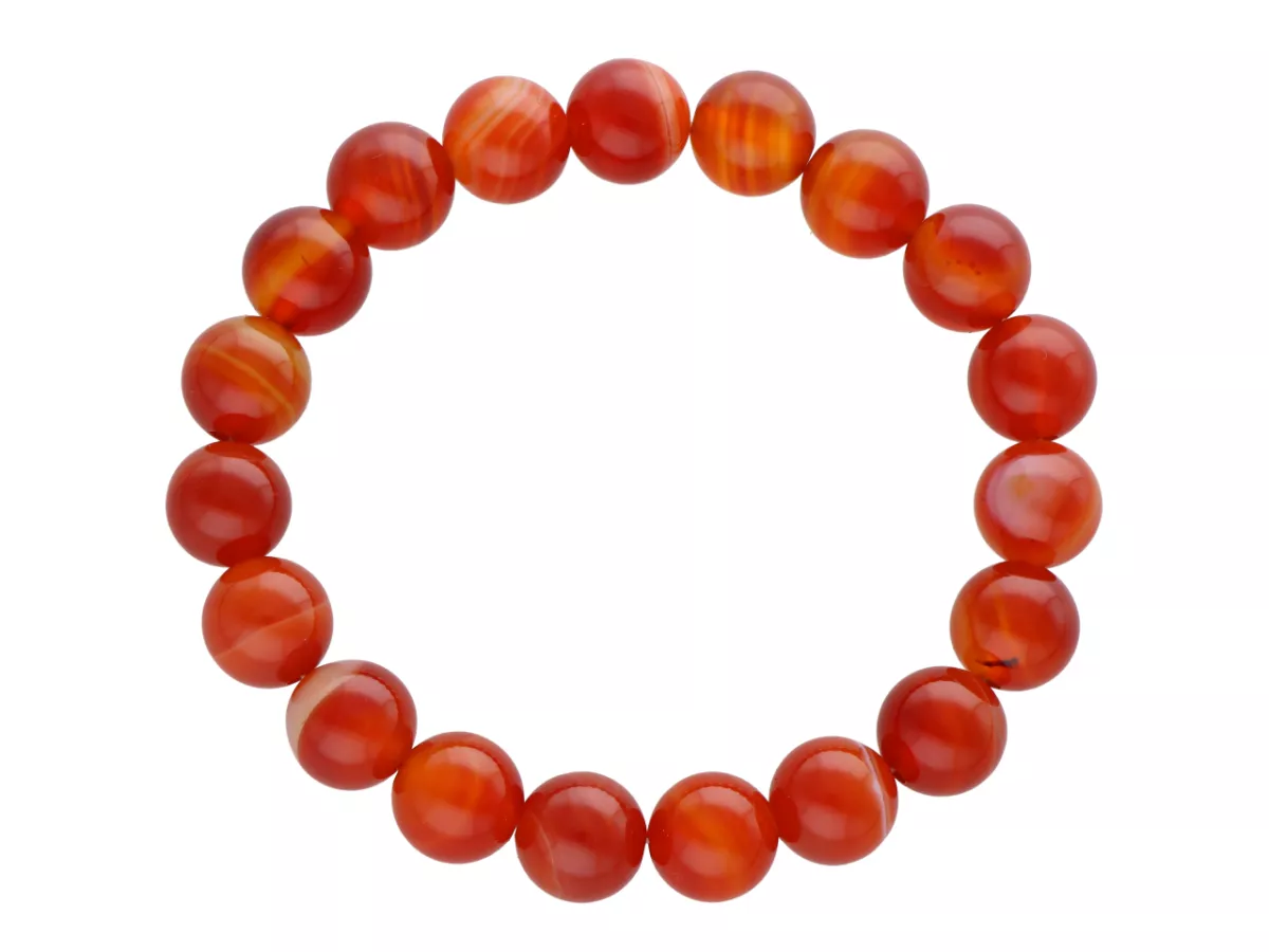 R2L33 BRANSOLETKA AGAT KULE 10 mm