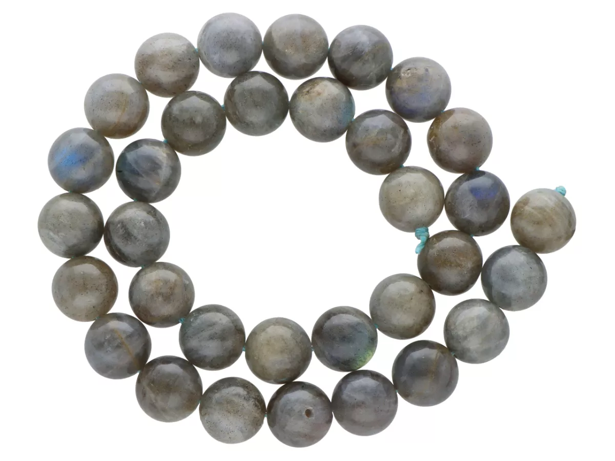 K5N17 LABRADORYT KULE 12 mm - 1 SZNUR