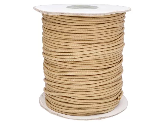 L3E45 SZNUREK JUBILERSKI WOSKOWANY 2,1mm 90m