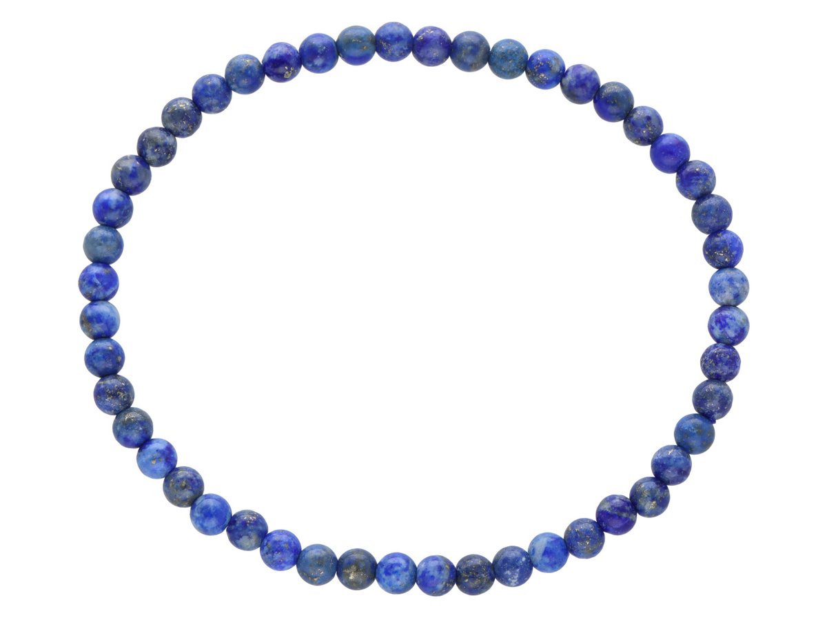 R5A79 BRANSOLETKA LAPIS LAZULI KULE 4 mm