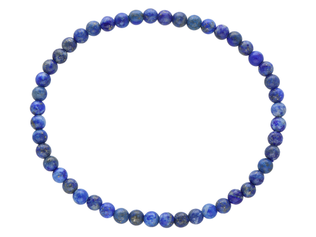 R5A79 BRANSOLETKA LAPIS LAZULI KULE 4 mm