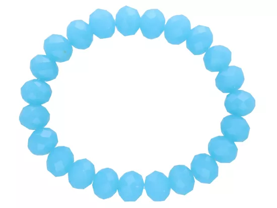 R2B41 BRANSOLETKA KRYSZTAŁKI 10 mm NA GUMCE