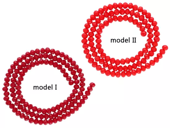 S1X01 KRYSZTAŁKI 4,5/3,5 mm - 1 SZNUR