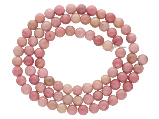 K6W36 RODONIT MATOWY KULE 5 mm - 1 SZNUR