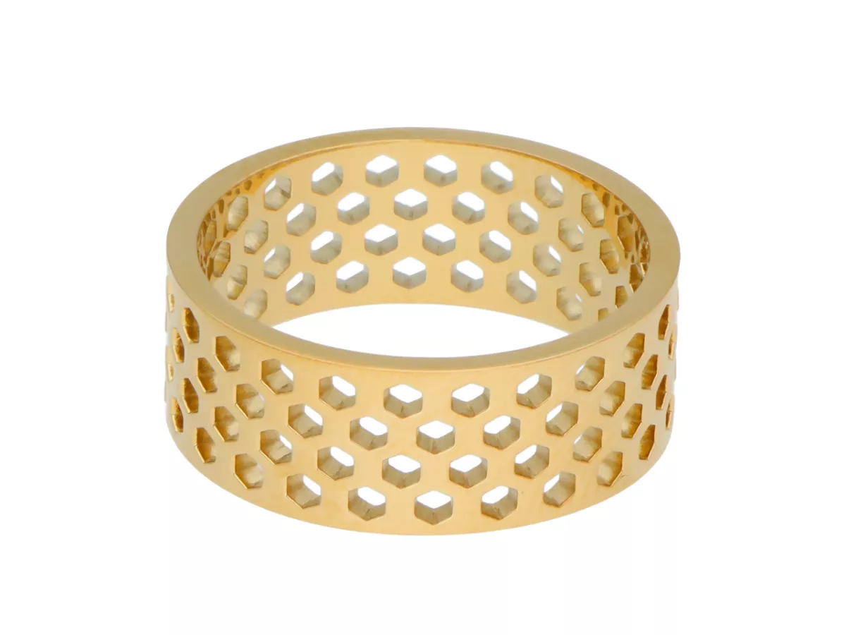 R3J19 PIERŚCIONEK ZE STALI CHIRURGICZNEJ - 1 SZTUKA