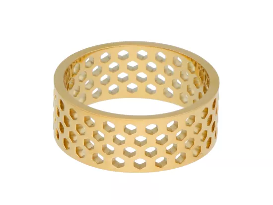 R3J19 PIERŚCIONEK ZE STALI CHIRURGICZNEJ - 1 SZTUKA