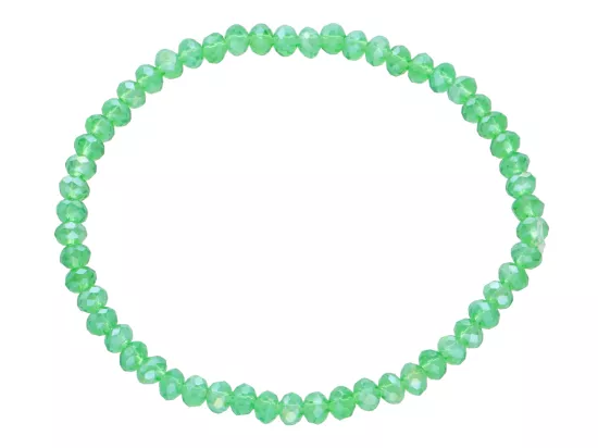 R4F49 BRANSOLETKA KRYSZTAŁKI 4,5 mm NA GUMCE