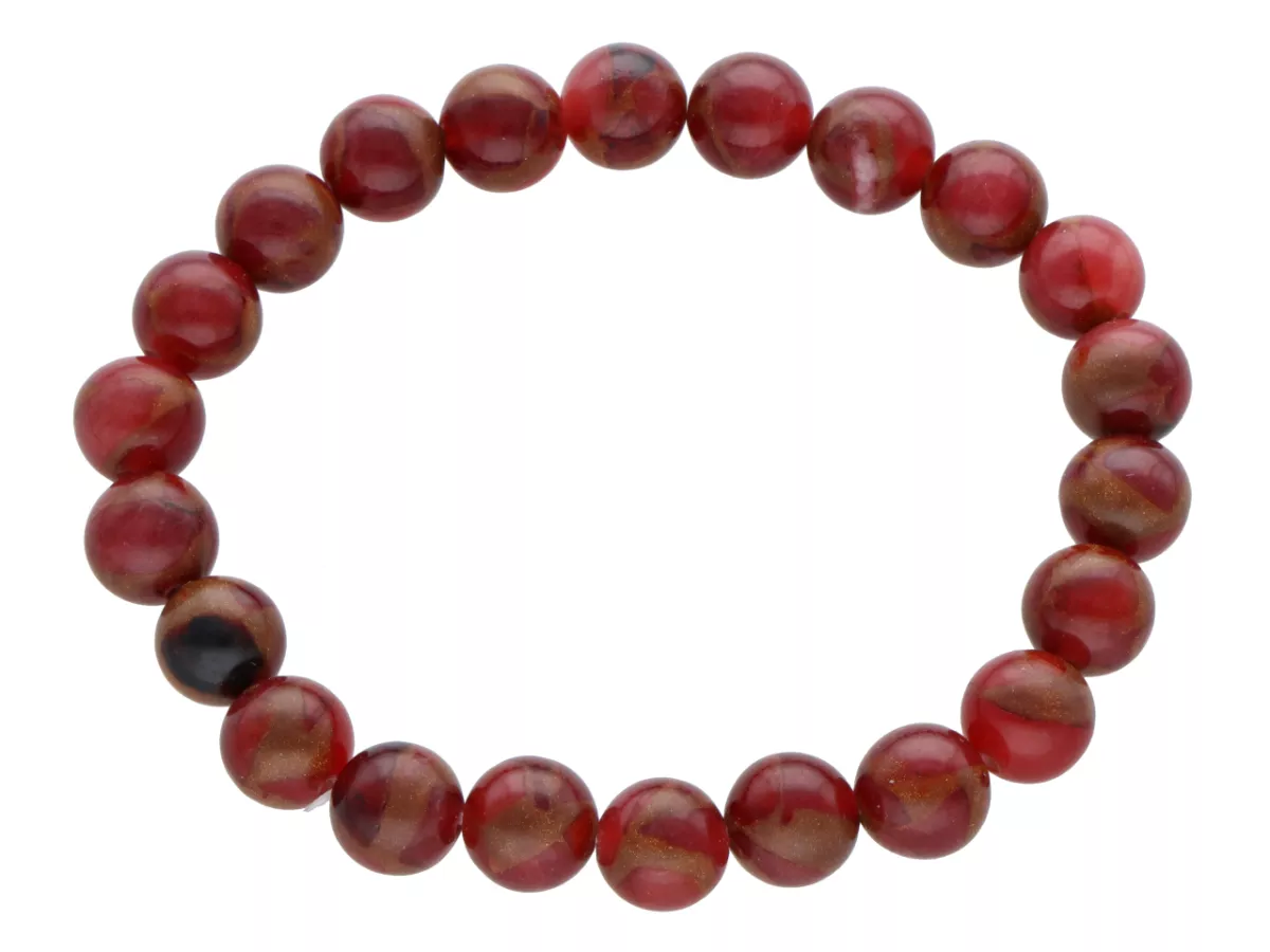 R3S40 BRANSOLETKA GOLD COLORED STONE KULE 8,5 mm