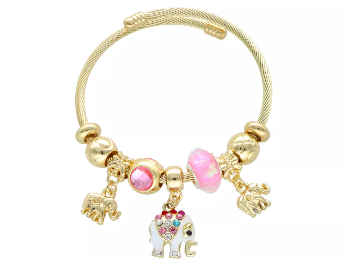 R4E06 BRANSOLETKA MODUŁOWA Z ZAWIESZKAMI - 1 SZTUKA