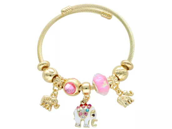 R4E06 BRANSOLETKA MODUŁOWA Z ZAWIESZKAMI - 1 SZTUKA