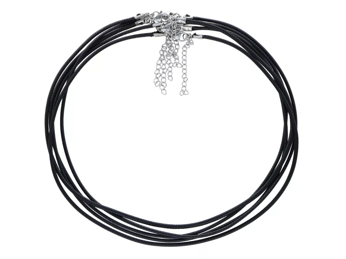 L3O72 BAZA NASZYJNIKA SZNUREK I STAL CHIRURGICZNA 55+5cm 5 SZTUK