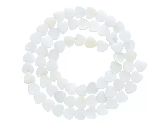 M1D43 MASA PERŁOWA LUX SERCE 7 mm - 1 SZNUR