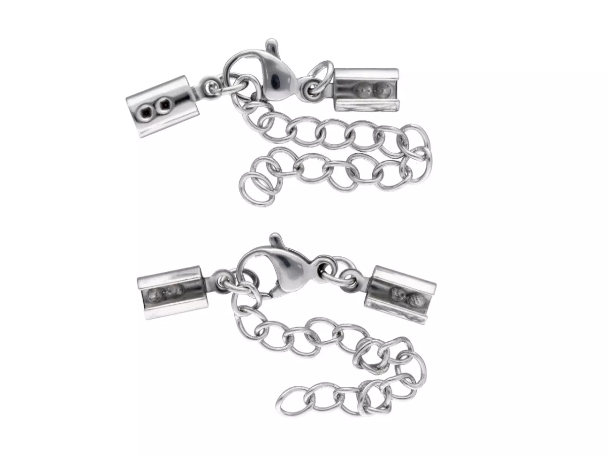 P5U42 ZAPIĘCIE Z ZACISKAMI STAL CHIRURGICZNA - 2 SZTUKI