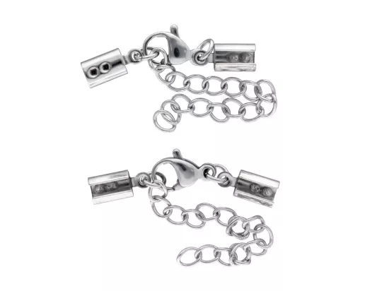 P5U42 ZAPIĘCIE Z ZACISKAMI STAL CHIRURGICZNA - 2 SZTUKI