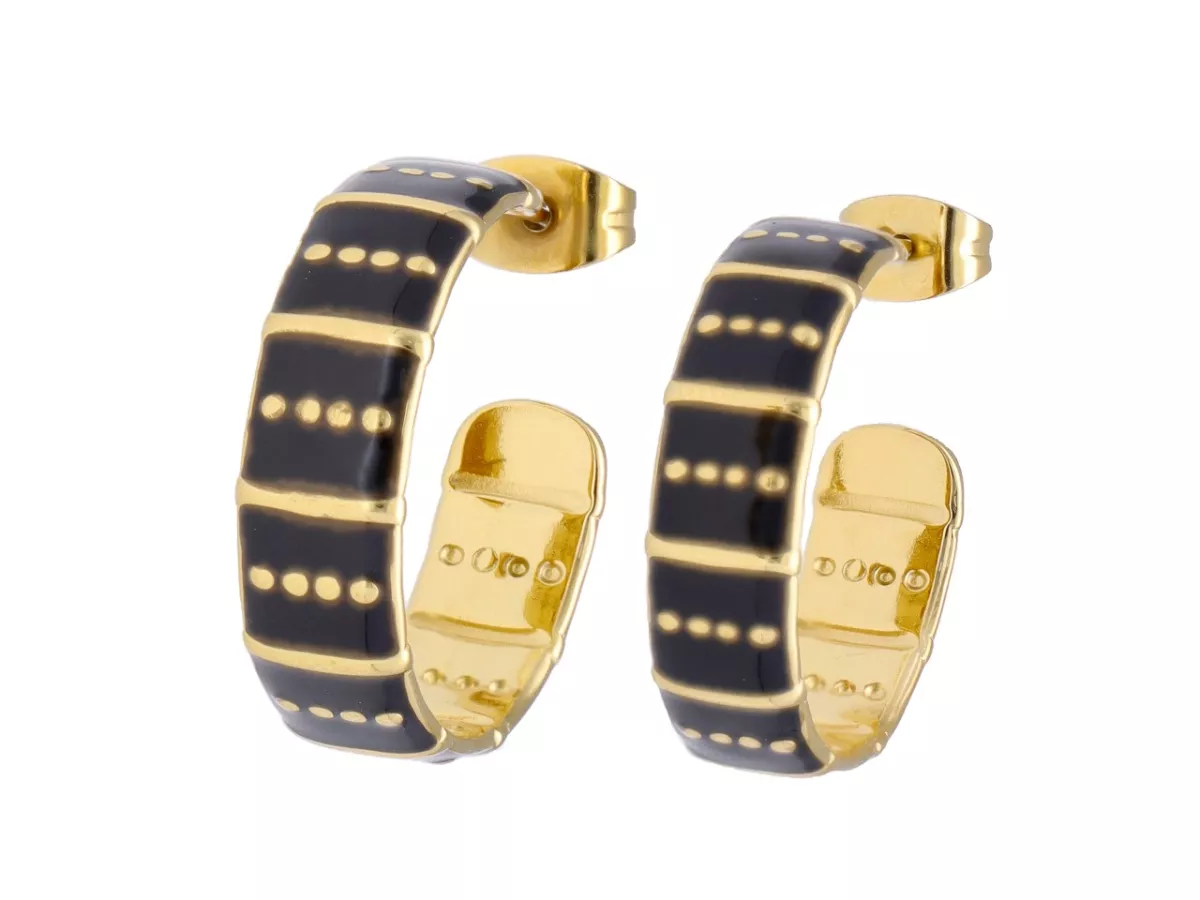 U1W91 KOLCZYKI STAL CHIRURGICZNA 1 PARA