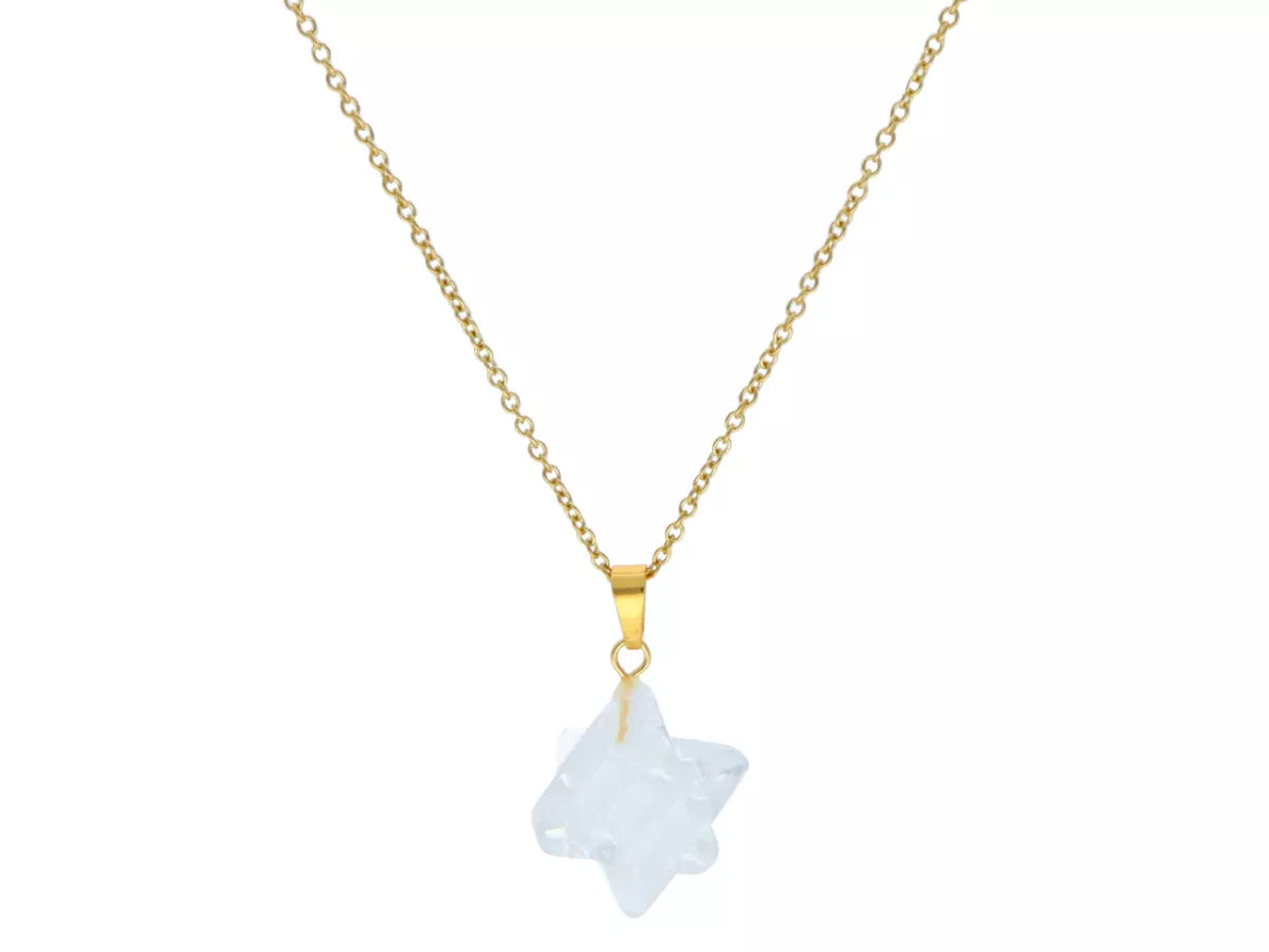 N3I92 NASZYJNIK KRYSZTAŁ GÓRSKI I STAL CHIRURGICZNA