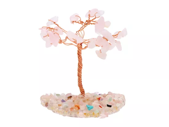 K7L47 DRZEWKO SZCZĘŚCIA KWARC RÓŻOWY