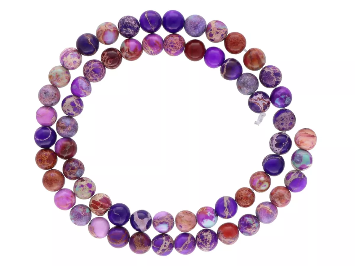 K7H18 JASPIS CESARSKI KULE 6,5 mm - 1 SZNUR