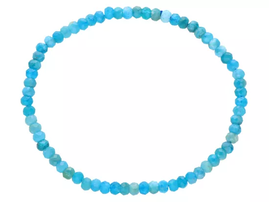 R5C31 BRANSOLETKA APATYT OPONKI FASETOWANE 4 mm