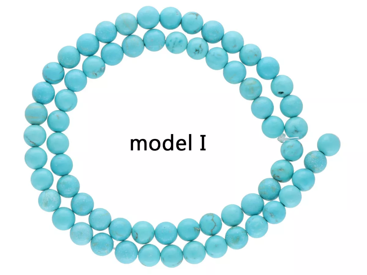 K7C02 TURKUS KULE 6 mm - 1 SZNUR