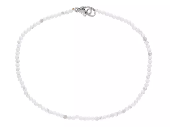 R3B15 BRANSOLETKA HOWLIT LUX KULE FASETOWANE 2 mm