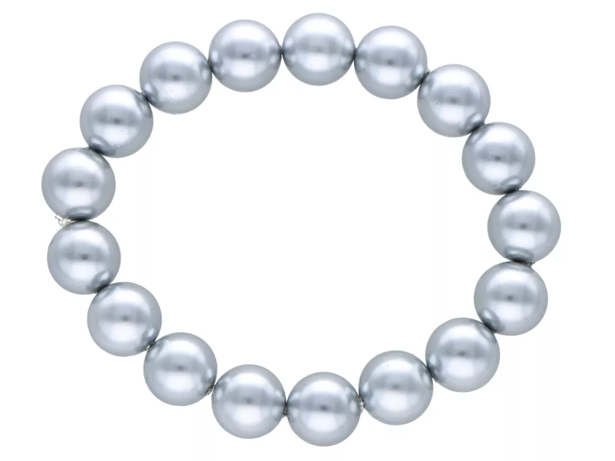 R2W31 BRANSOLETKA PERŁA MAJORKA KULE 12 mm